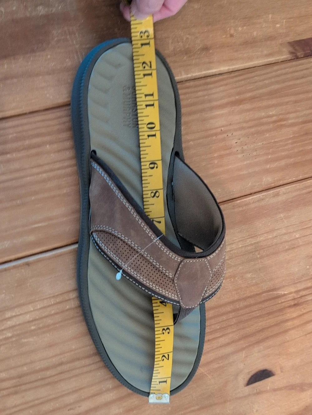 NWOT Johnson & Murphy Tan Mens Sandals, Size 13